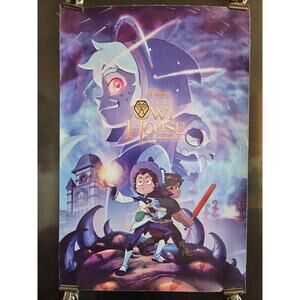 Disney The Owl House Canvas Wall Art Poster Luz Eda Amity 11.75 x 17.75